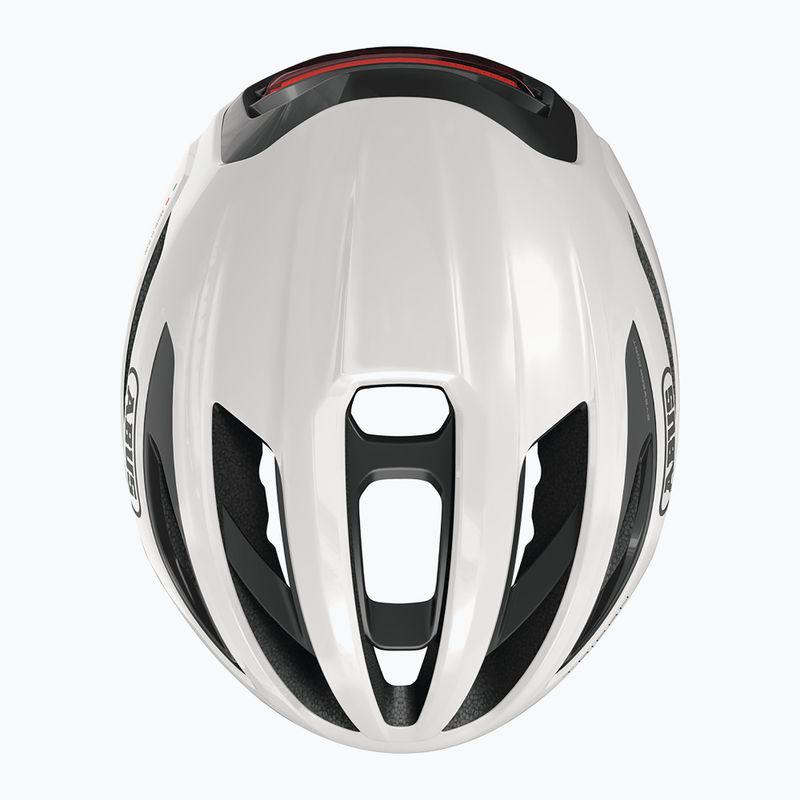 Cyklistická prilba ABUS Taipan LED shiny white 6