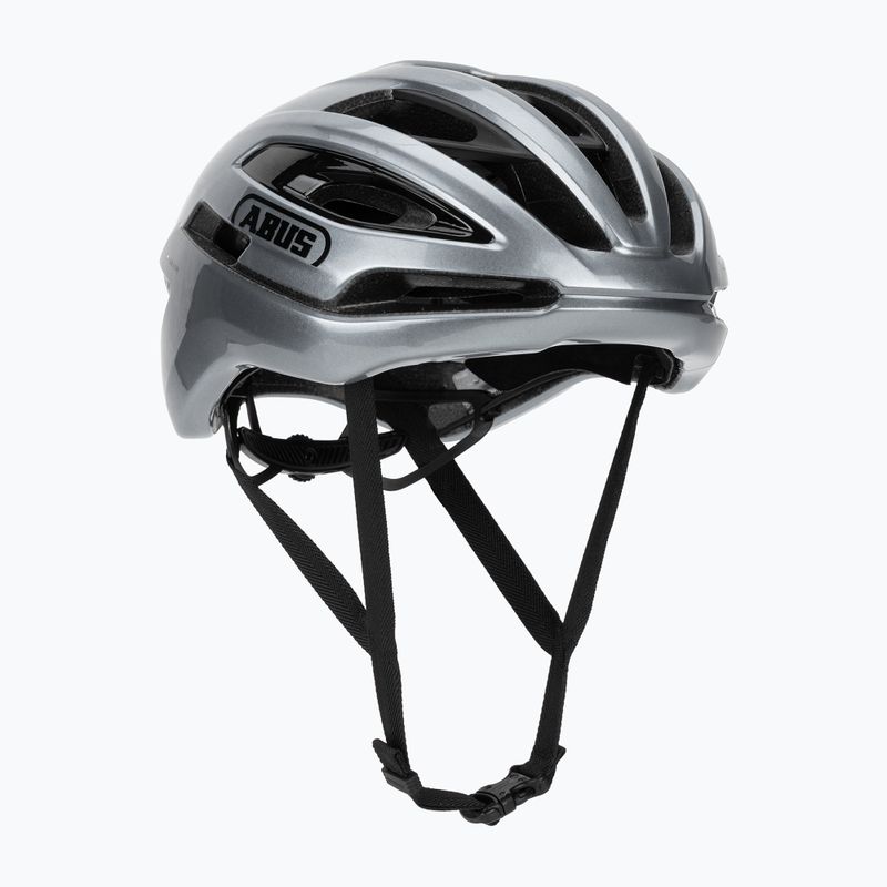 Cyklistická prilba ABUS Taipan LED graphite silver
