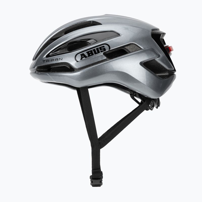 Cyklistická prilba ABUS Taipan LED graphite silver 3