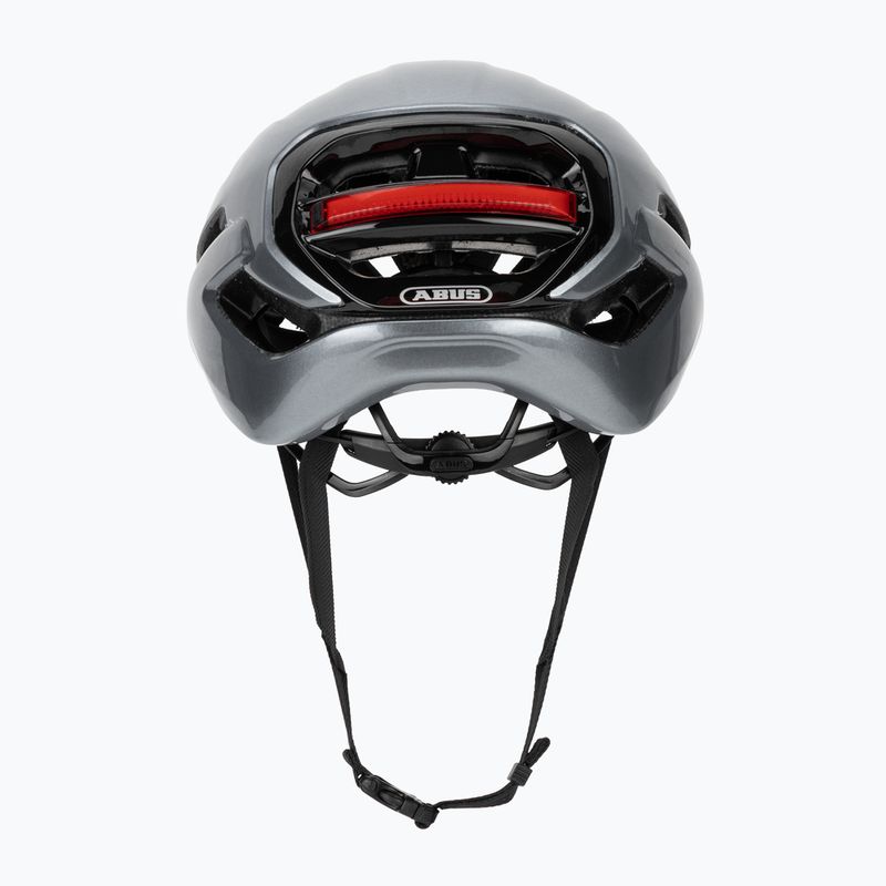 Cyklistická prilba ABUS Taipan LED graphite silver 4