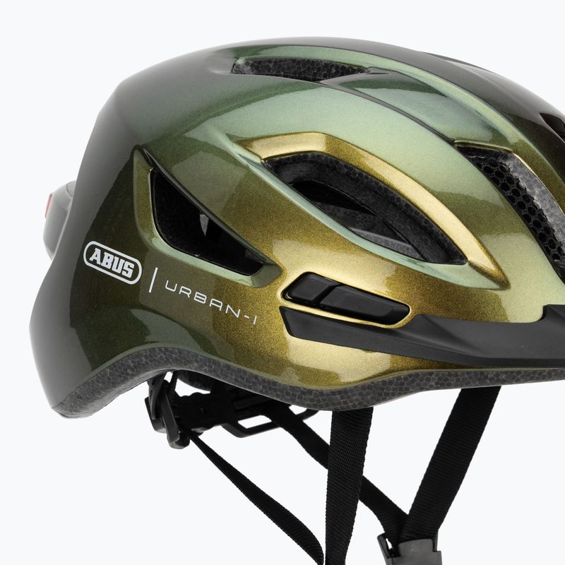 Cyklistická prilba ABUS Urban-I 4.0 green pepper 10