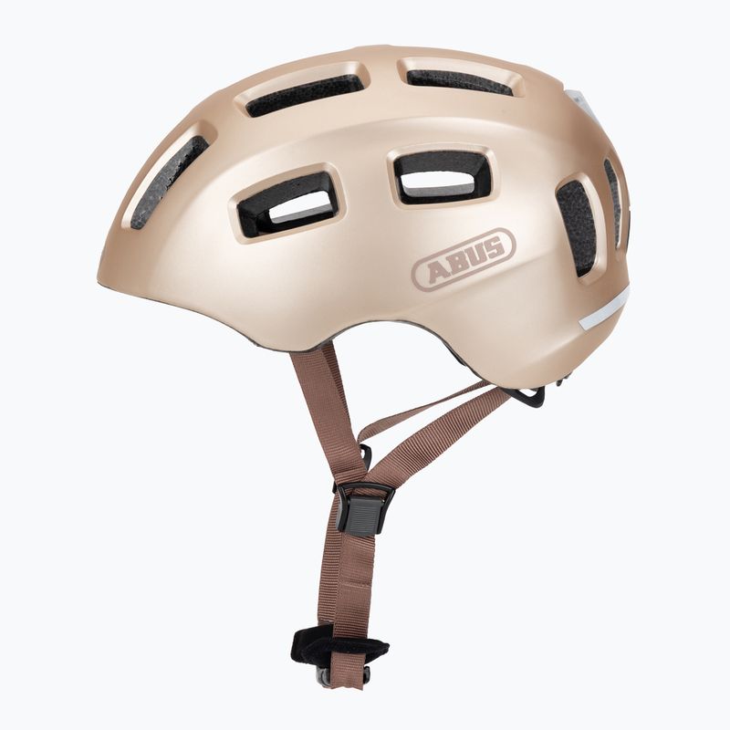 Detská cyklistická prilba ABUS Youn-I 2.0 champagne gold 3