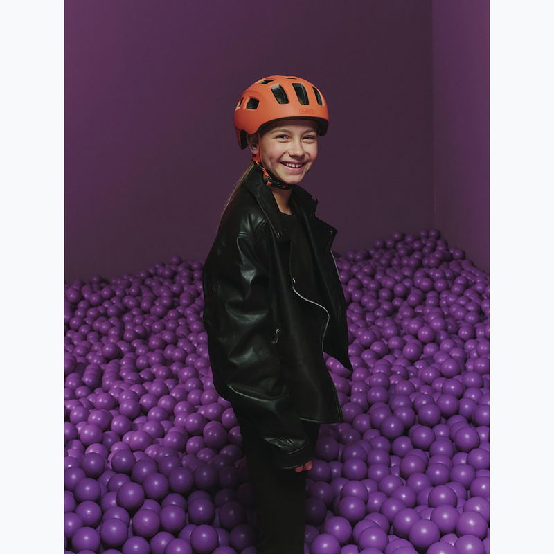 Detská cyklistická prilba ABUS Youn-I 2.0 mono orange 7