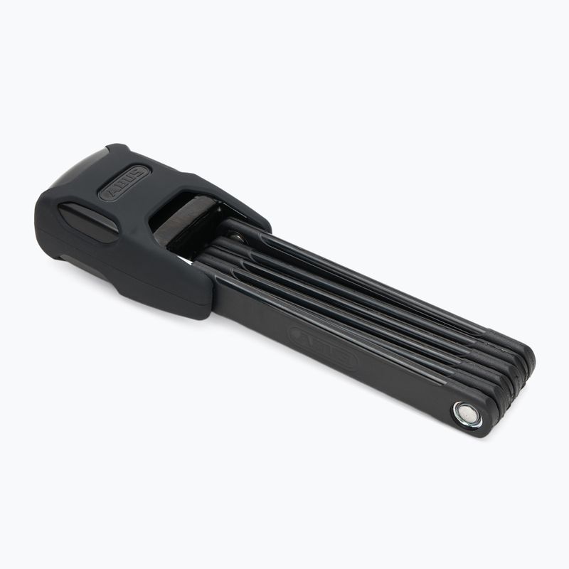 Skladací zámok na bicykel s alarmom ABUS Bordo Alarm 6000KA/90 SH čierny 61500 2