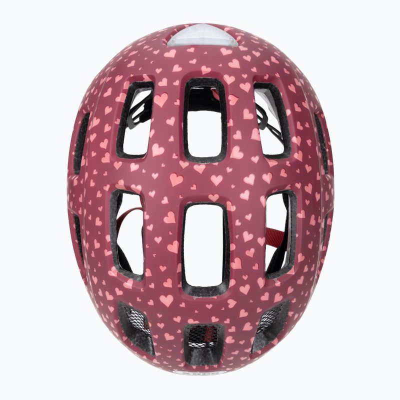 Detská cyklistická prilba ABUS Youn-I 2.0 cherry heart 6