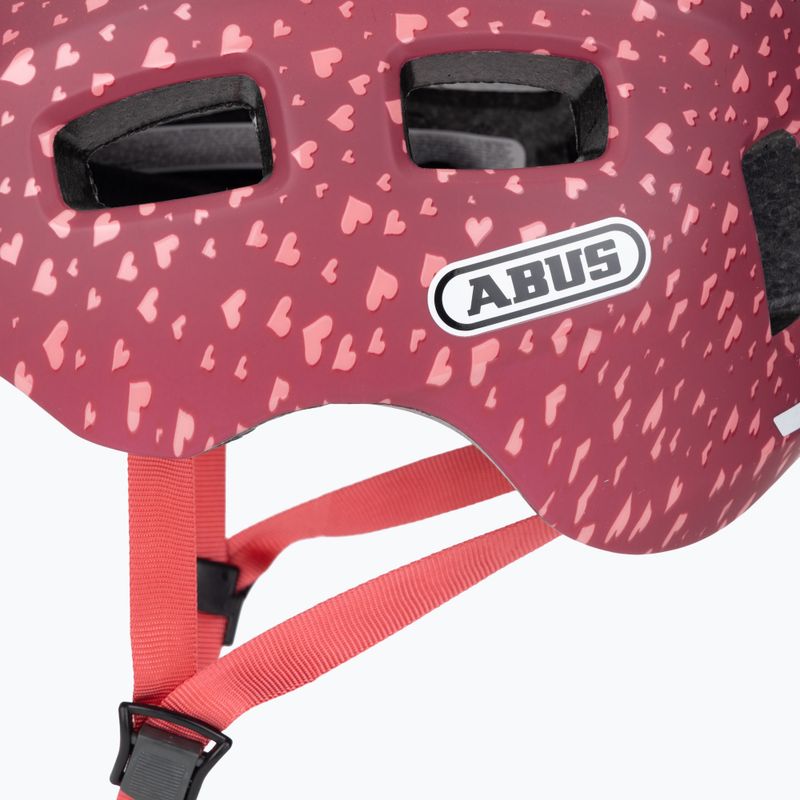 Detská cyklistická prilba ABUS Youn-I 2.0 cherry heart 8