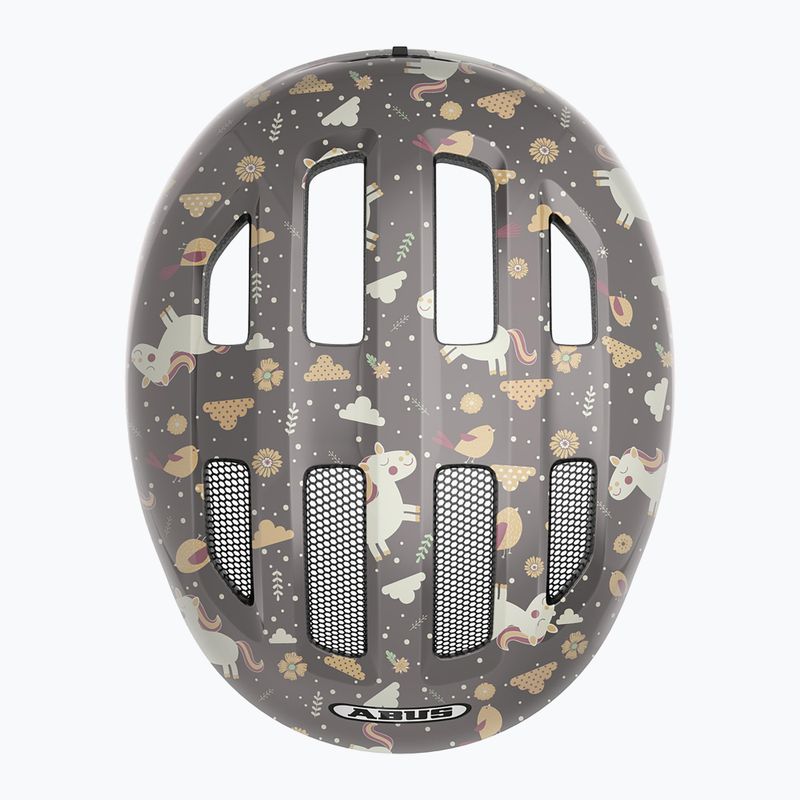 Detská cyklistická prilba ABUS Smiley 3.0 grey horse 4