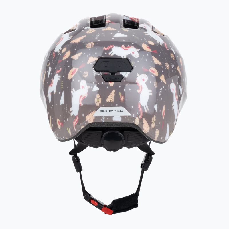 Detská cyklistická prilba ABUS Smiley 3.0 grey horse 4