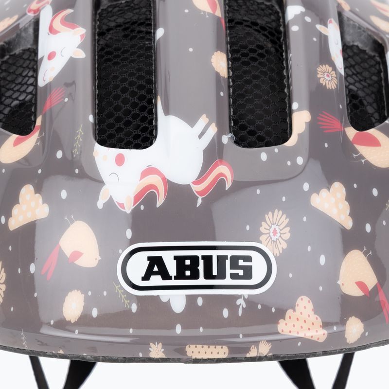 Detská cyklistická prilba ABUS Smiley 3.0 grey horse 7