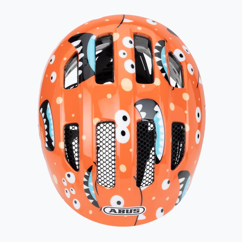 Detská cyklistická prilba ABUS Smiley 3.0 orange monster 6