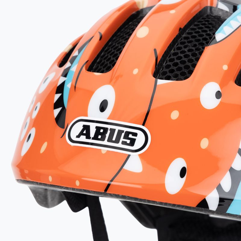 Detská cyklistická prilba ABUS Smiley 3.0 orange monster 7
