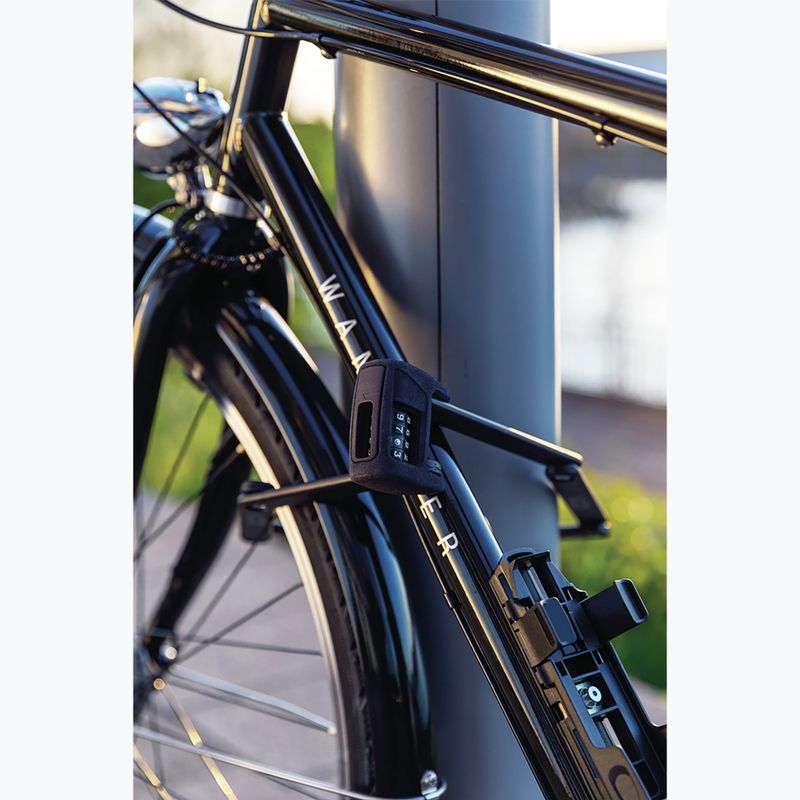 Zámok na bicykel ABUS Bordo 6000C/90 SH Combo čierny 4