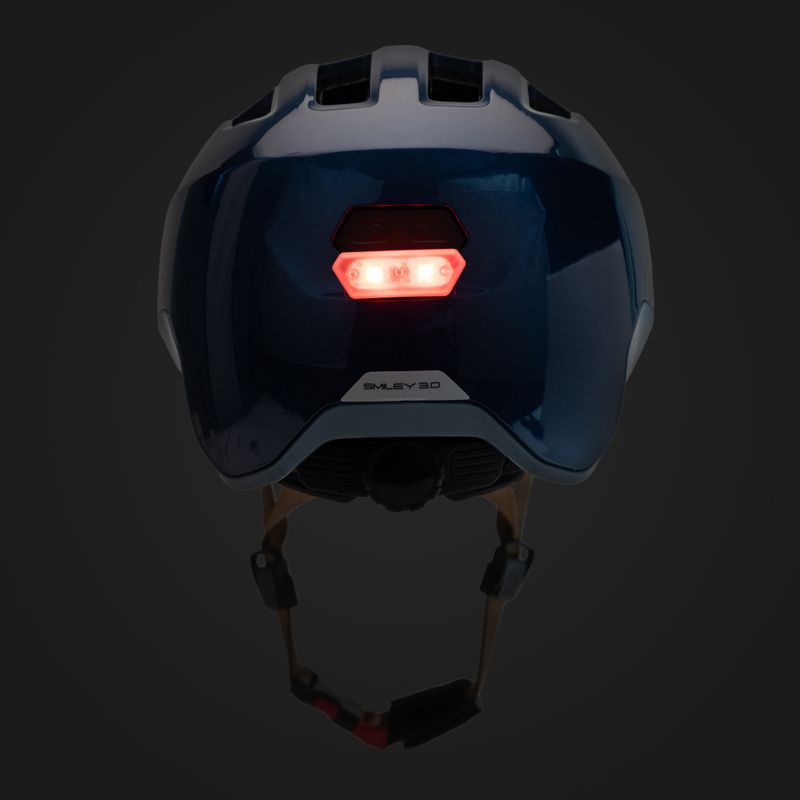 Detská cyklistická prilba ABUS Smiley 3.0 ACE LED royal blue 8