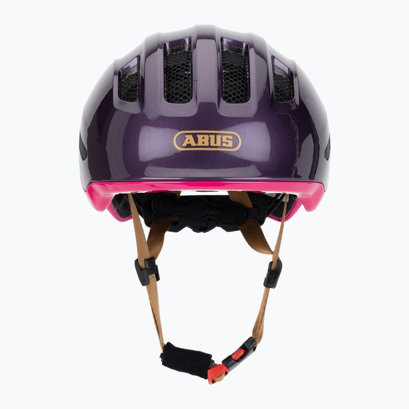 Detská cyklistická prilba ABUS Smiley 3.0 ACE LED royal purple 2
