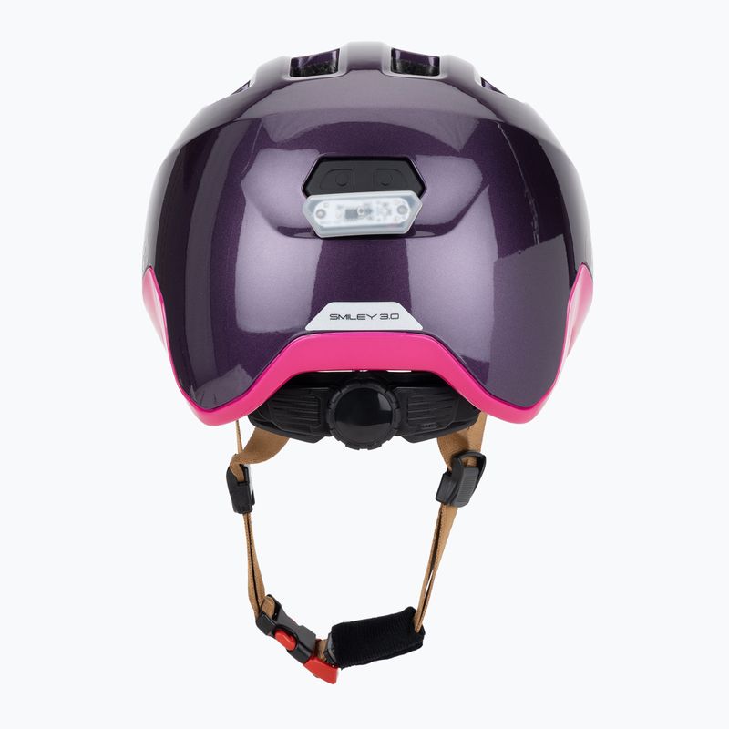 Detská cyklistická prilba ABUS Smiley 3.0 ACE LED royal purple 4