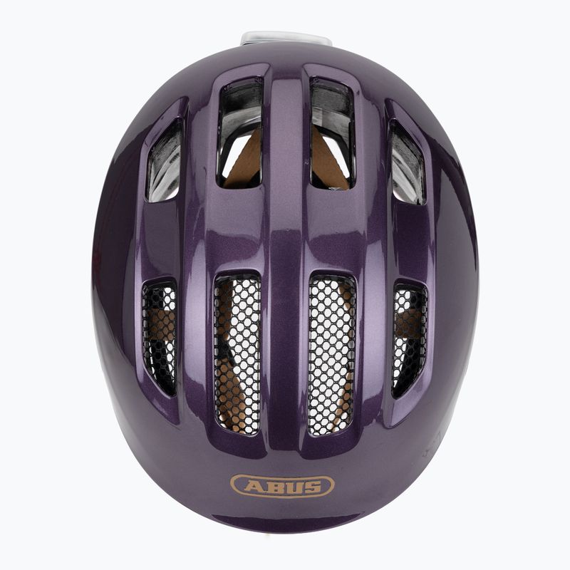 Detská cyklistická prilba ABUS Smiley 3.0 ACE LED royal purple 6