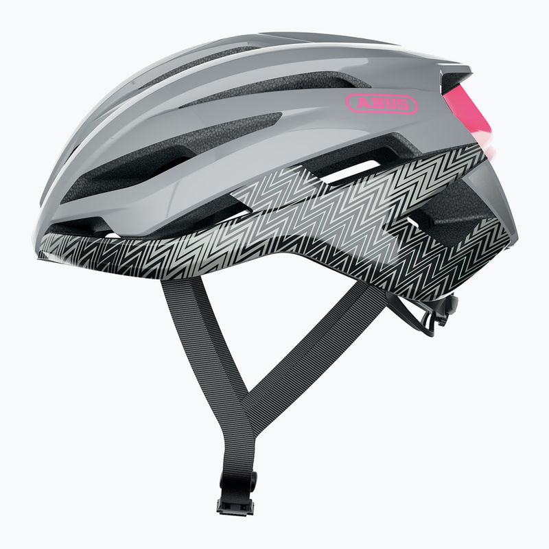 Cyklistická prilba ABUS StormChaser zigzag grey 3