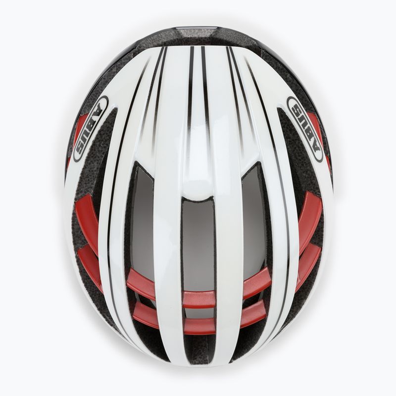 Cyklistická prilba ABUS Aventor blaze red 77627 6