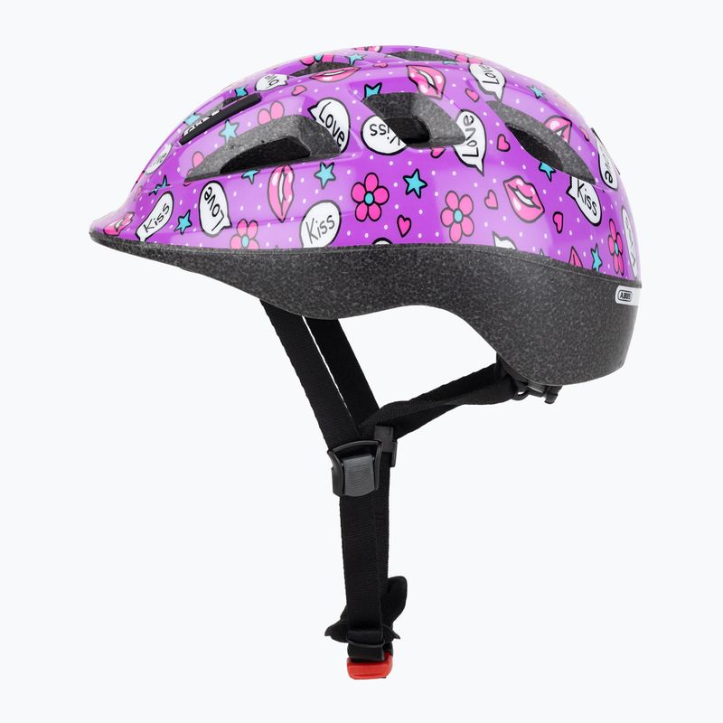Detská cyklistická prilba ABUS Smooty 2.0 purple kisses 3