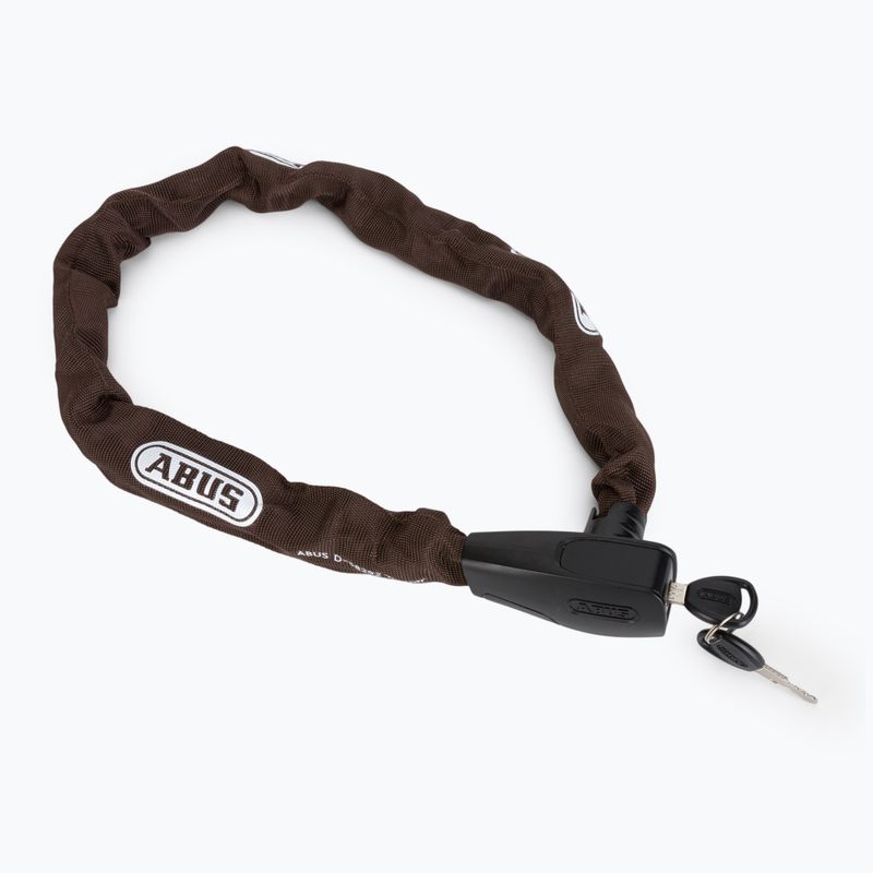Hnedý zámok na bicykel ABUS Catena 6806 82518