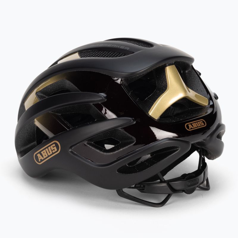 Cyklistická prilba ABUS AirBreaker black/gold 86830 4