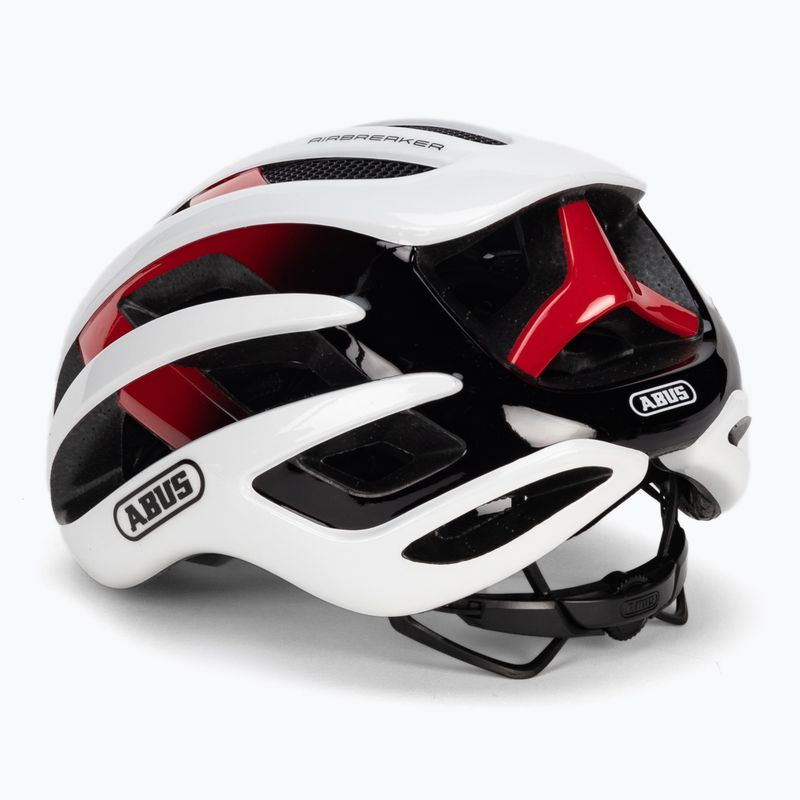 Cyklistická prilba ABUS AirBreaker bielo-červená 86836 4