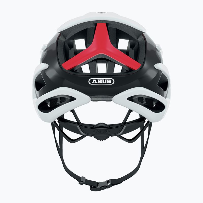 Cyklistická prilba ABUS AirBreaker bielo-červená 86836 8