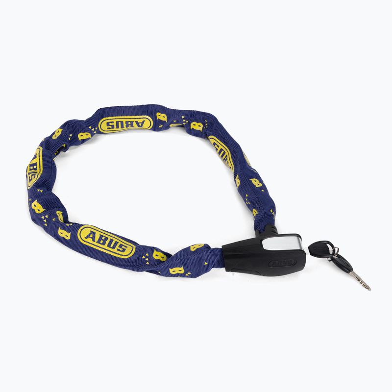 Modrý zámok na bicykel ABUS Catena 6806K/75 87774