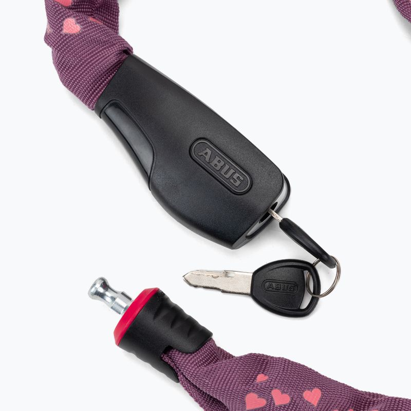 Zámok na bicykel ABUS Catena 6806K/75 červený 87776 3