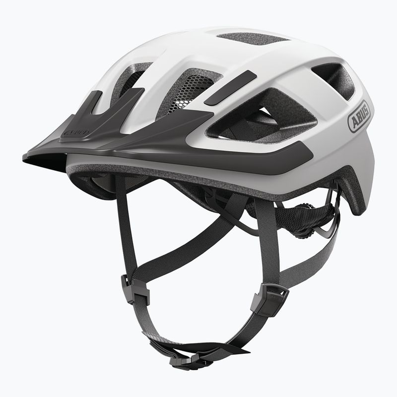 Cyklistická prilba ABUS Aduro 3.0 fleece biela 2