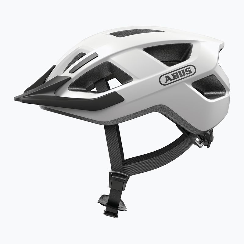 Cyklistická prilba ABUS Aduro 3.0 fleece biela 3