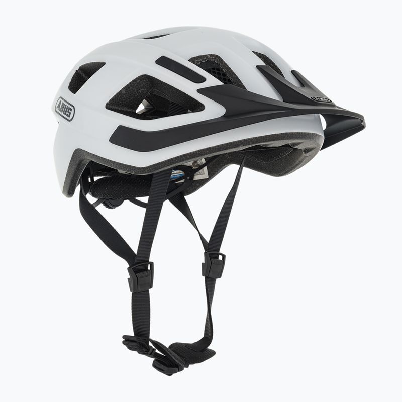 Cyklistická prilba ABUS Aduro 3.0 fleece biela