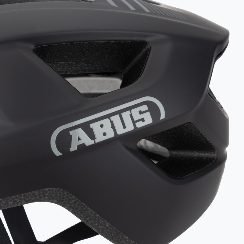 Cyklistická prilba ABUS Aduro 3.0 race black 7