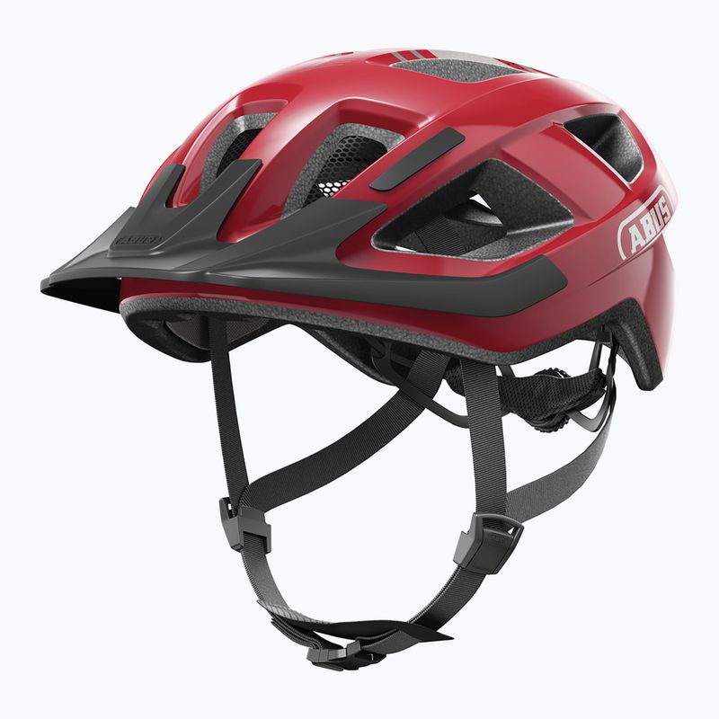 Cyklistická prilba ABUS Aduro 3.0 blaze red 2