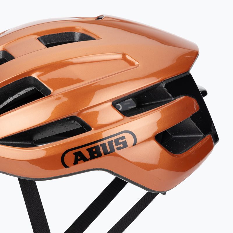 Cyklistická prilba ABUS PowerDome goldfish orange 7