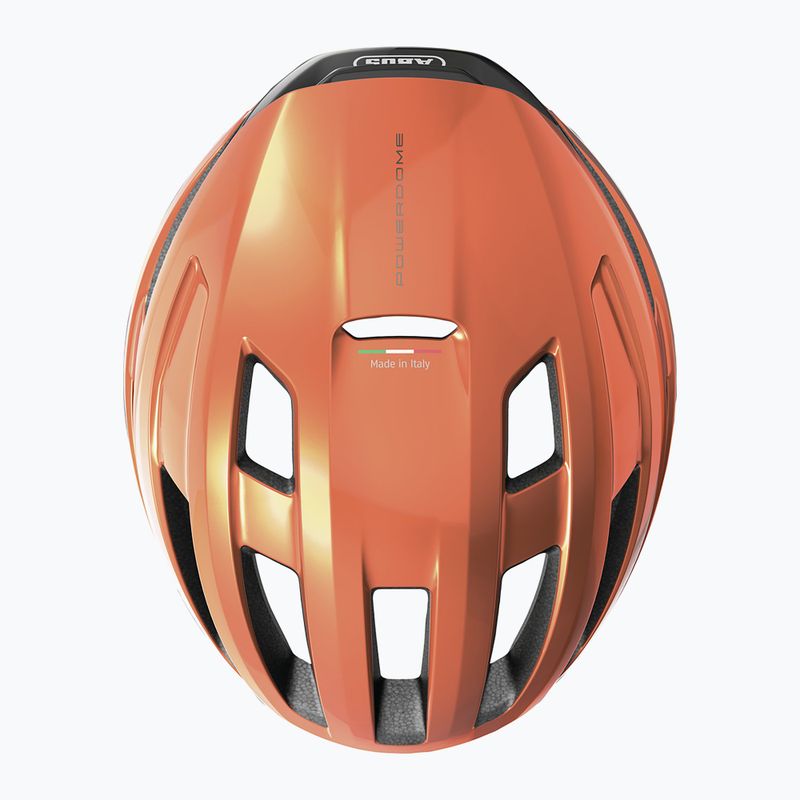 Cyklistická prilba ABUS PowerDome MIPS goldfish orange 4