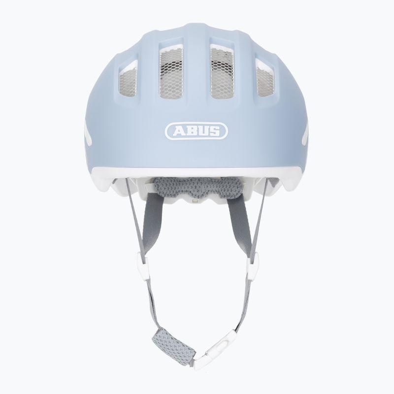 Detská cyklistická prilba ABUS Smiley 3.0 ACE LED pure aqua 2