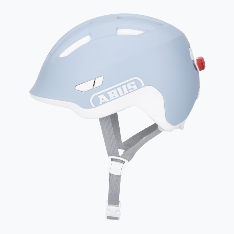 Detská cyklistická prilba ABUS Smiley 3.0 ACE LED pure aqua 3