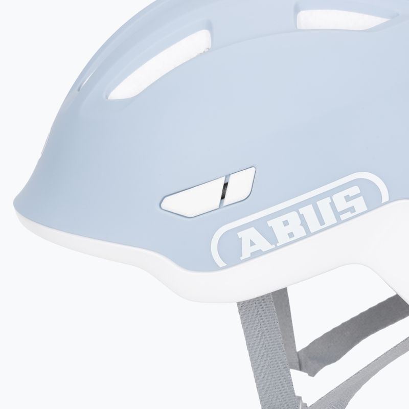 Detská cyklistická prilba ABUS Smiley 3.0 ACE LED pure aqua 8