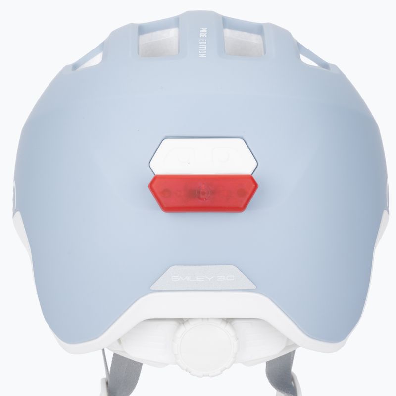 Detská cyklistická prilba ABUS Smiley 3.0 ACE LED pure aqua 9