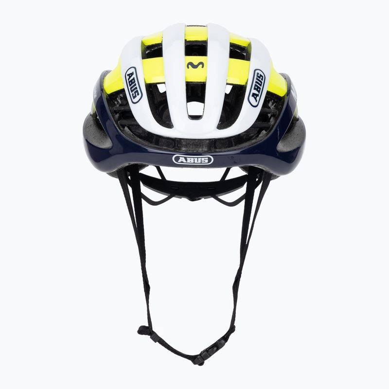 Cyklistická prilba ABUS AirBreaker Movistar Team 24 navy/yellow/white 2