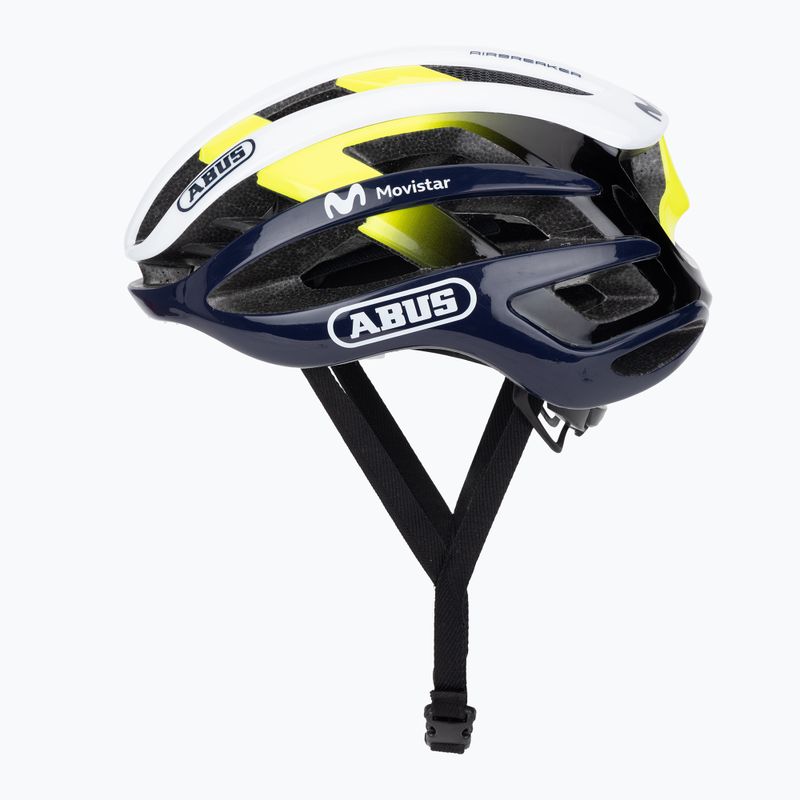 Cyklistická prilba ABUS AirBreaker Movistar Team 24 navy/yellow/white 3
