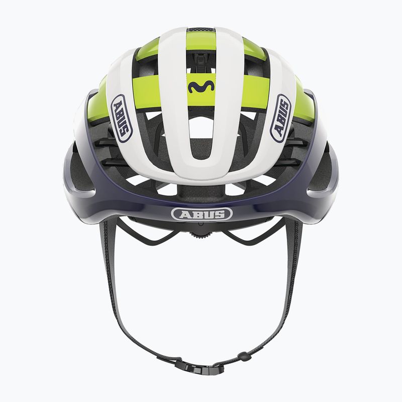 Cyklistická prilba ABUS AirBreaker Movistar Team 24 navy/yellow/white 2