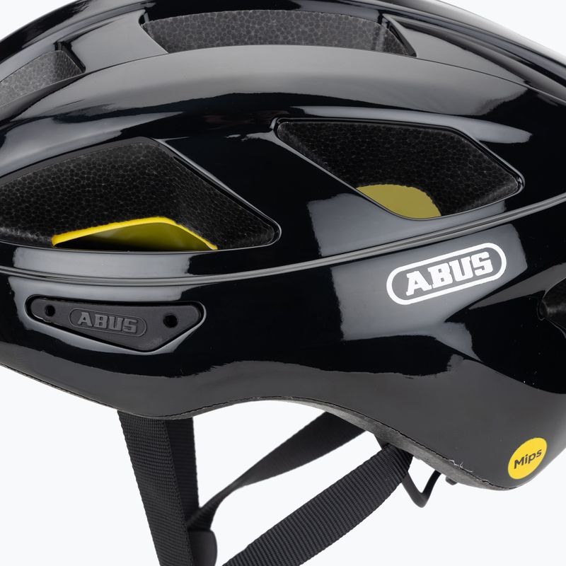 Cyklistická prilba ABUS Macator Mips shiny black 7