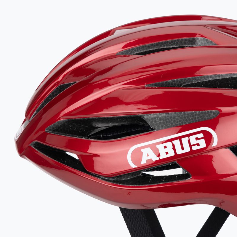 Cyklistická prilba ABUS StormChaser Ace performance red 8