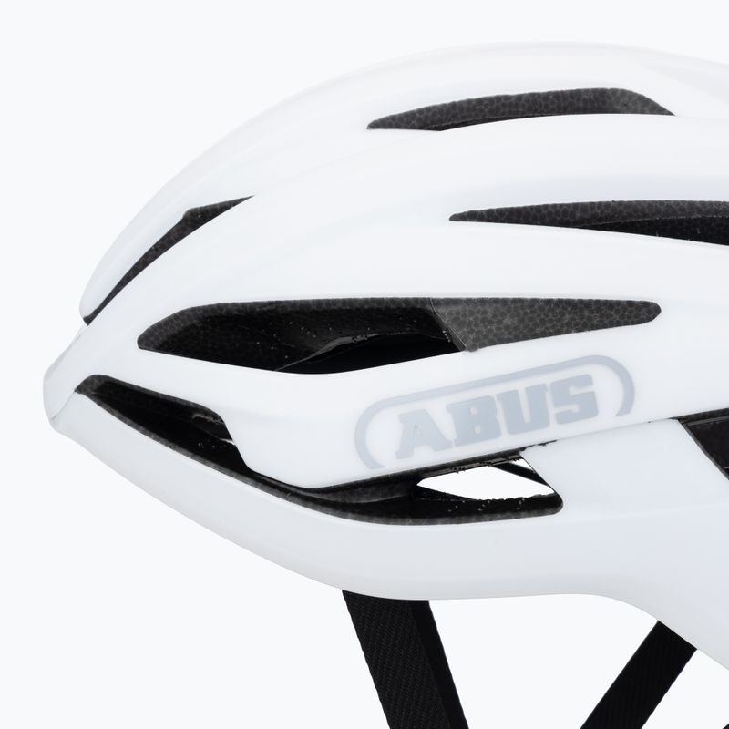 Cyklistická prilba ABUS StormChaser Ace polar white 7