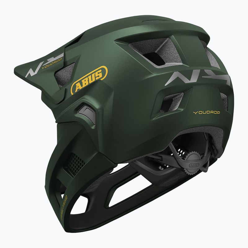 Detská cyklistická prilba ABUS Youdrop FF moss green 3