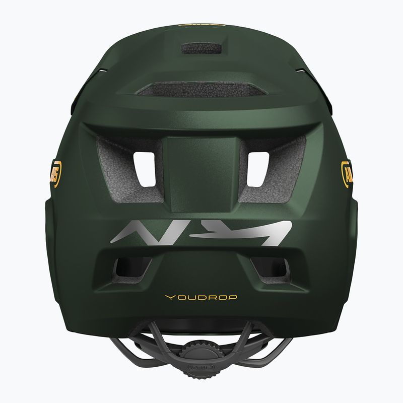Detská cyklistická prilba ABUS Youdrop FF moss green 5