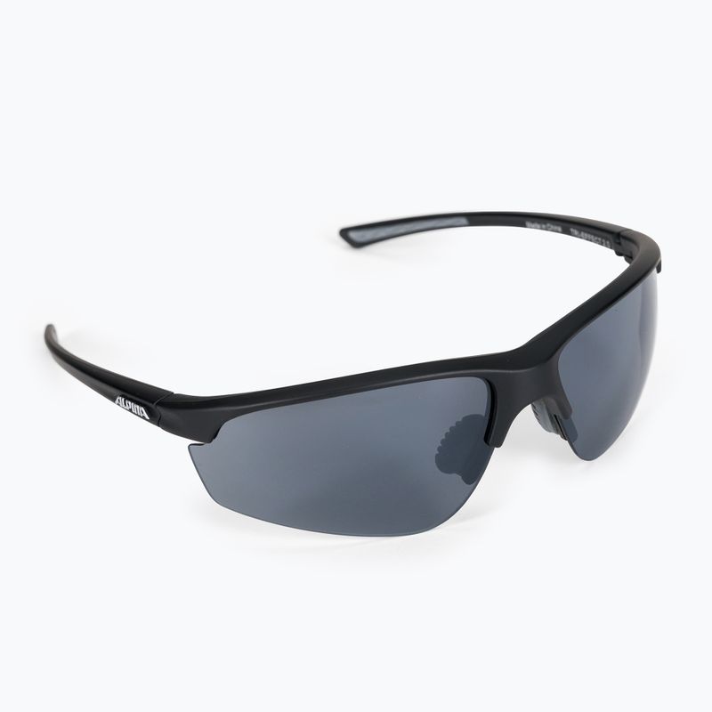 Cyklistické okuliare Alpina Tri-Effect 2.1 black matte/black mirror/clear/orange mirr