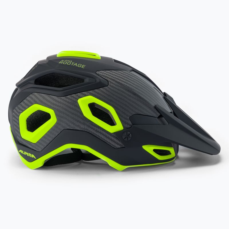 Cyklistická prilba Alpina Rootage black neon/yellow 3